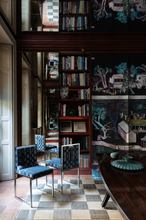 Load image into Gallery viewer, Damier Rug - Stainless Steel and Copper - Droulers Collezione