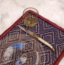 Load image into Gallery viewer, PRE-ORDER San Gil - Placemats Set of Two - Sand, Blue, Red Purple