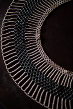 Load image into Gallery viewer, Collier Tapistelar in Silver and Azure Crystal