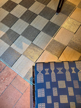 Load image into Gallery viewer, Damier Rug - Stainless Steel and Copper - Droulers Collezione