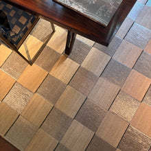 Load image into Gallery viewer, Damier Rug - Stainless Steel and Copper - Droulers Collezione