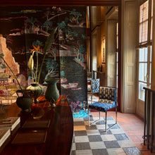 Load image into Gallery viewer, Damier Rug - Stainless Steel and Copper - Droulers Collezione