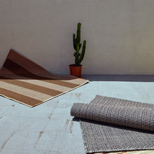 Load image into Gallery viewer, Staple Lines Rug - Blue and White