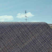 Load image into Gallery viewer, Staple Lines Rug - Blue and White