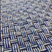 Load image into Gallery viewer, Staple Lines Rug - Blue and White