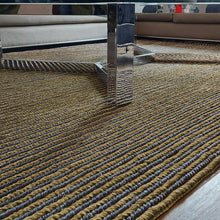 Load image into Gallery viewer, Knotted Rug - Cienaga - Black and Leaf Green