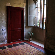 Load image into Gallery viewer, Corralito - Natural, Terracotta, Steel Blue and Pure Brass