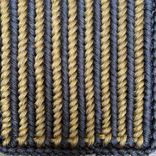 Load image into Gallery viewer, Knotted Rug - Cienaga - Black and Leaf Green