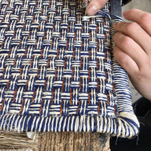 Load image into Gallery viewer, Staple Lines Rug - Blue and White