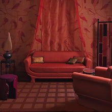 
                     
                       Load image into Gallery viewer, Treillage Rug - Dark Mustard and Burgundy Copper - Galerie Oasis Collection
                     
                   