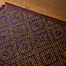 Load image into Gallery viewer, In Stock - Adorabold - Placemats Set of Two - Red Brown, Blue, Mustard Yellow, Copper Corners
