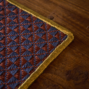 Proper - Placemats Set of Two - Brass Border