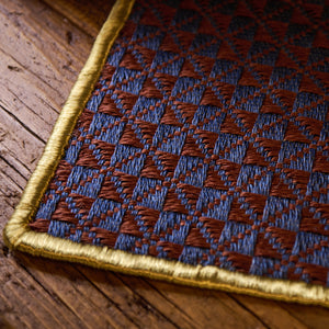 Proper - Placemats Set of Two - Brass Border