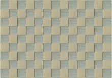 
                     
                       Load image into Gallery viewer, Damier Rug - Bone and Stainless Steel - Droulers x Tapistelar
                     
                   