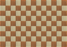 
                     
                       Load image into Gallery viewer, Damier Rug - Bone and Copper - Droulers x Tapistelar
                     
                   