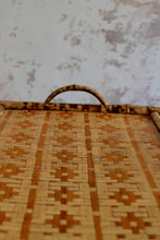 Load image into Gallery viewer, A Vintage Bamboo and Rattan Tray
