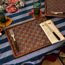 Load image into Gallery viewer, Proper - Placemats Set of Two - Copper Border
