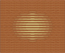 
                     
                       Load image into Gallery viewer, Soleil Rug - Dark Mustard, Antique Pink and Brass - Galerie Oasis Collection
                     
                   