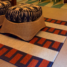
                     
                       Load image into Gallery viewer, Hula Rug  -  Terracotta, Orange, Black, White  -  Galerie Oasis x Tapistelar
                     
                   