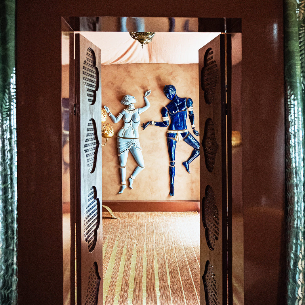 Soleil Rug - Dark Mustard, Antique Pink and Brass - Galerie Oasis Collection