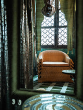Load image into Gallery viewer, Treillage Rug - Emerald Green and Stainless Steel - Galerie Oasis Collection
