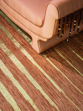 Load image into Gallery viewer, Soleil Rug - Dark Mustard, Antique Pink and Brass - Galerie Oasis Collection
