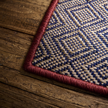 Load image into Gallery viewer, In Stock - San Gil - Placemats Set of Two - Sand, Blue, Red Purple
