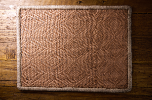PRE-ORDER San Gil - Placemats Set of Two - Natural, Antique Pink