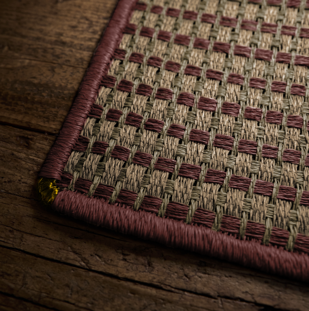 PRE-ORDER Staple Thin - Placemats Set of Two - Red Purple, Leaf Green