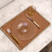 Load image into Gallery viewer, PRE-ORDER San Gil - Placemats Set of Two - Natural, Antique Pink
