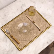 Load image into Gallery viewer, PRE-ORDER San Gil - Placemats Set of Two - White, Bone, Brass
