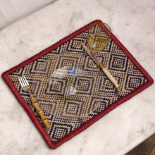 Load image into Gallery viewer, San Gil - Placemats Set of Two - Sand, Blue, Red Purple
