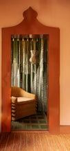 Load image into Gallery viewer, Treillage Rug - Emerald Green and Stainless Steel - Galerie Oasis Collection
