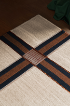 
                     
                       Load image into Gallery viewer, Nina Litchfield Studios x Tapistelar - Lina Rug -  French Blue, Dark Mustard, Bone, Copper
                     
                   