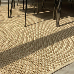 In stock - Staple Rug - Sand and Copper - 430 x 460 cm