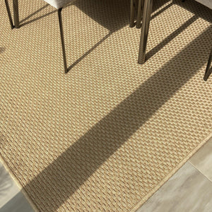 In stock - Staple Rug - Sand and Copper - 430 x 460 cm