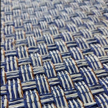 Load image into Gallery viewer, Staple Lines Rug - Blue and White
