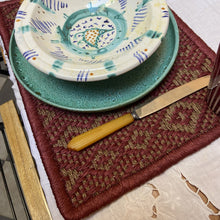 Load image into Gallery viewer, Handmade Artisanal Placemats 100% natural fiber

